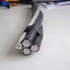 Aluminiumleiter Xlpe Insulated Cable 1*6awg+6awg des Kabel-Lamelle-zweiadrigen Kabels